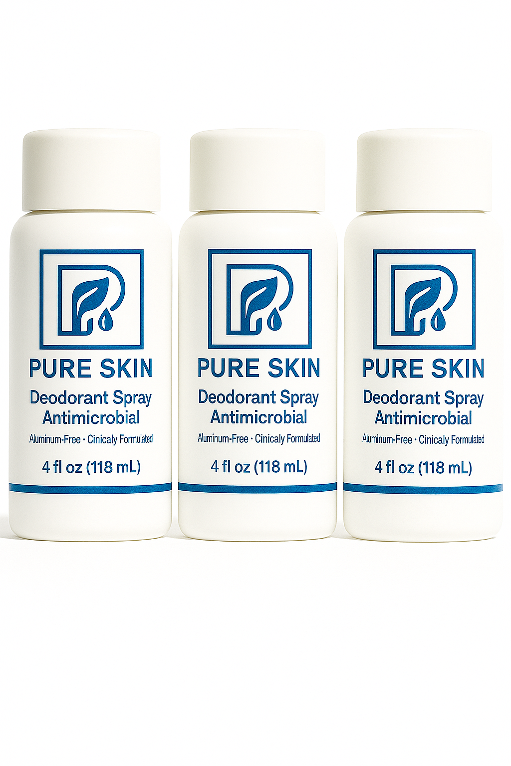 3 - 4 fl. oz. (118mL) Deodorant Bottles